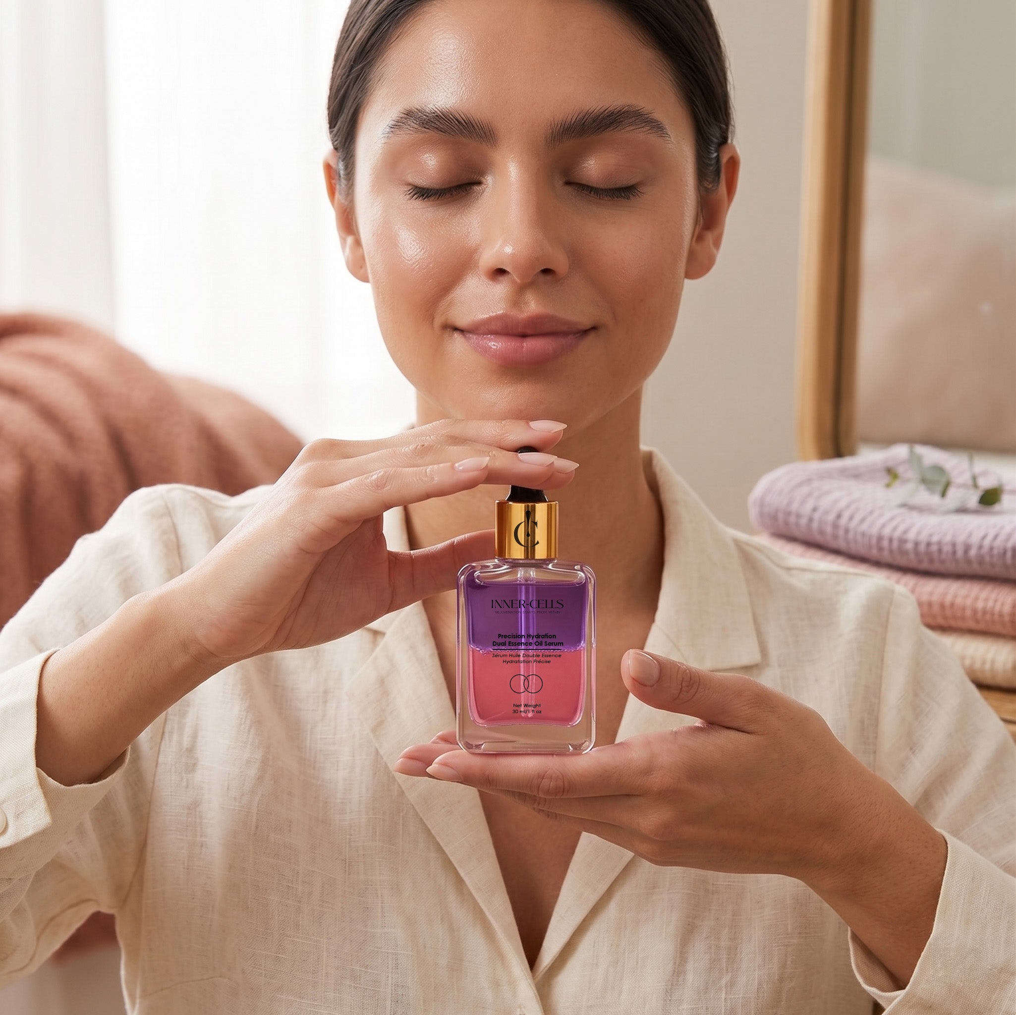 Precision Hydration Dual Essence Oil Serum – Inner Cells