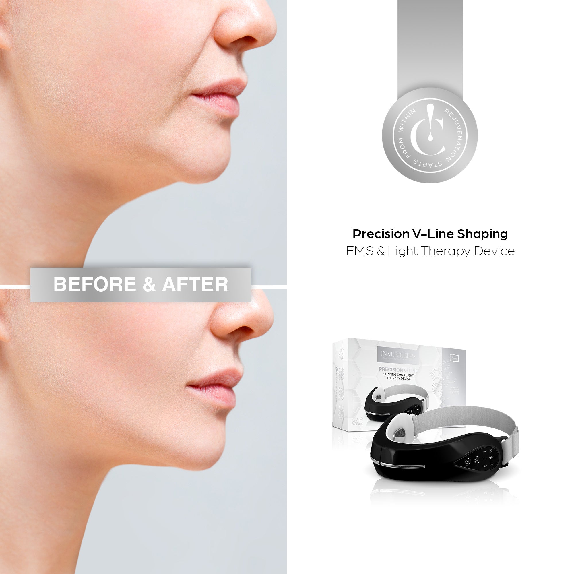 Precision V-Line Shaping EMS & Light Therapy Device