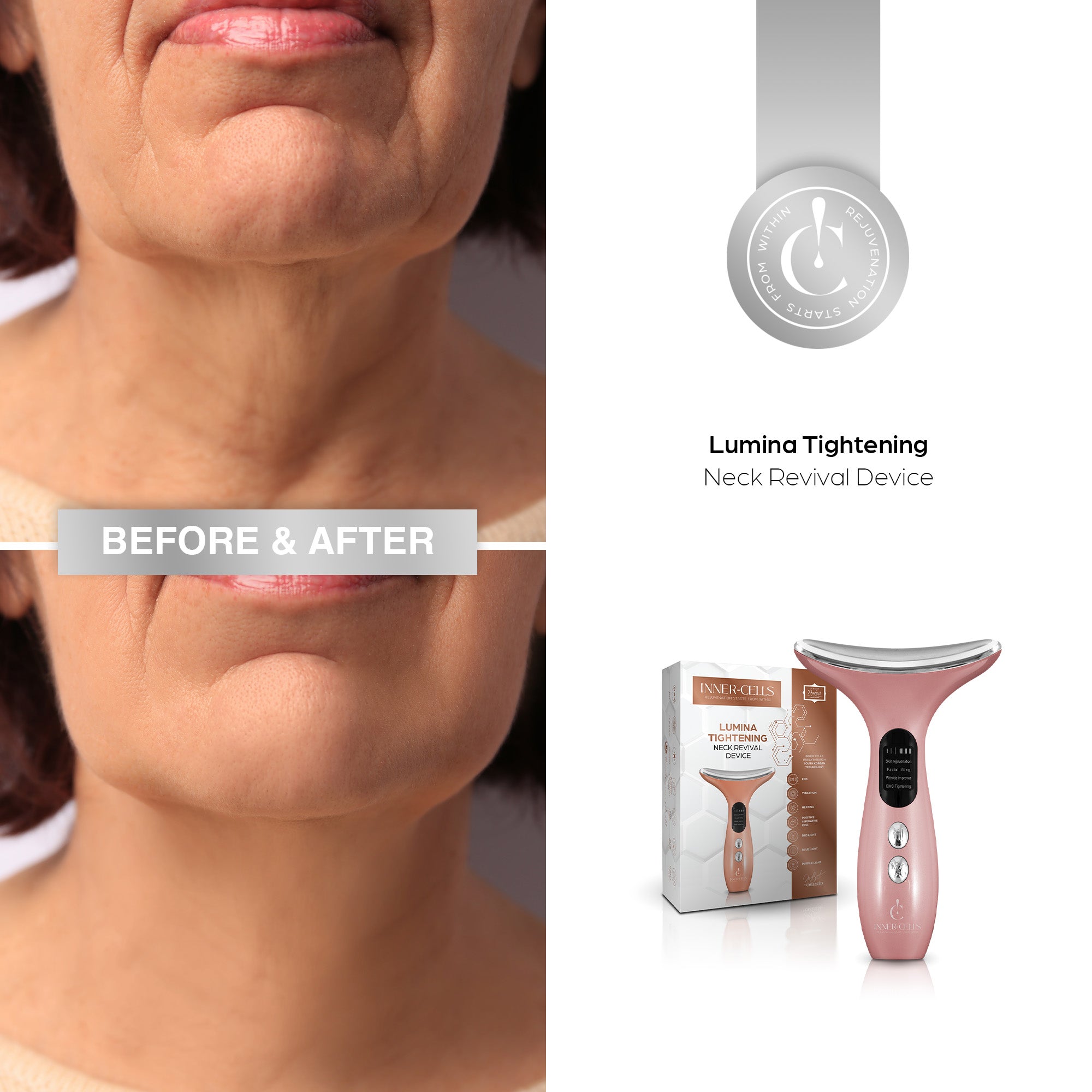 Lumina Tightening Neck Revival Device – Inner Cells