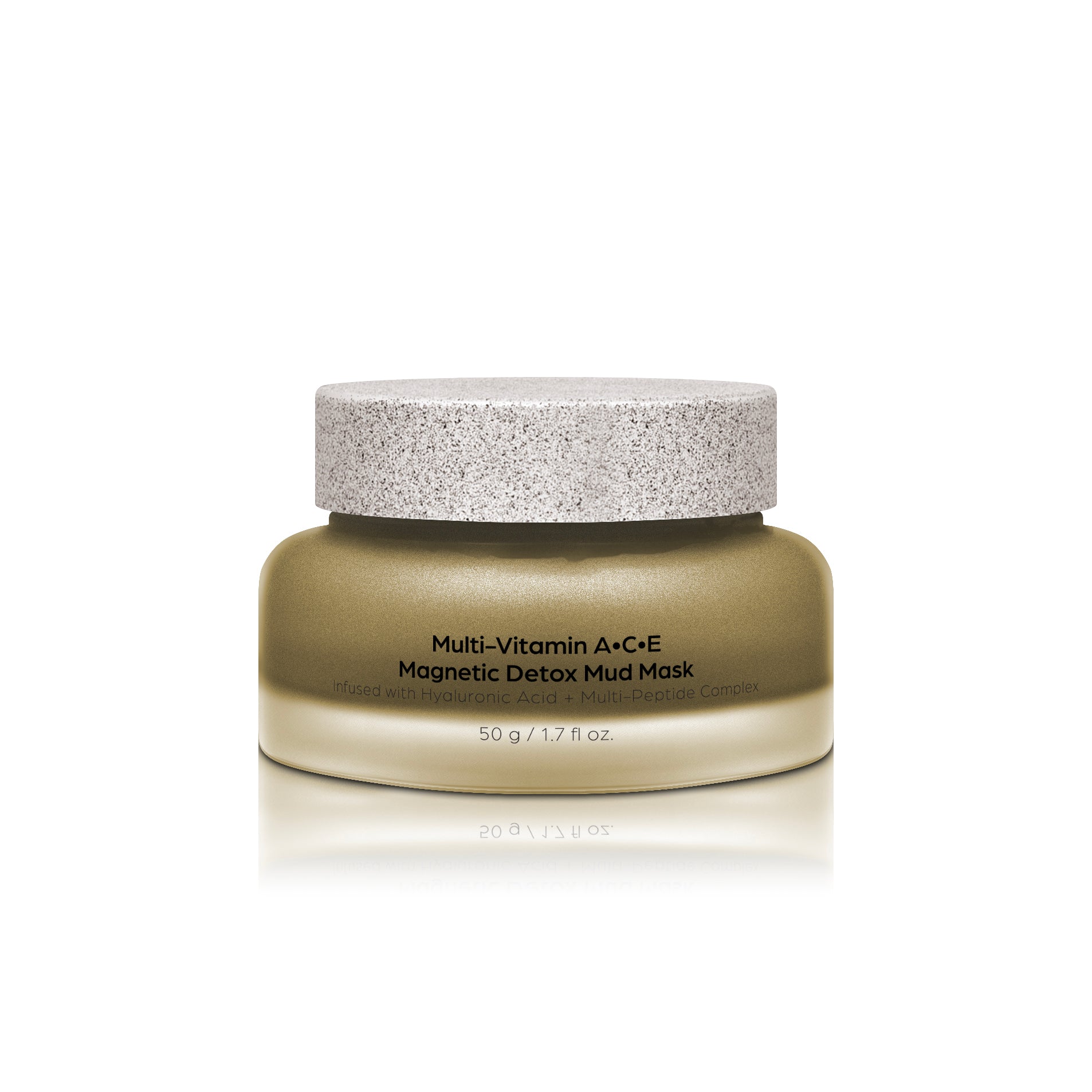 Multi-Vitamin A•C•E Magnetic Detox Mud Mask Infused with Hyaluronic Acid + Multi-Peptide Complex