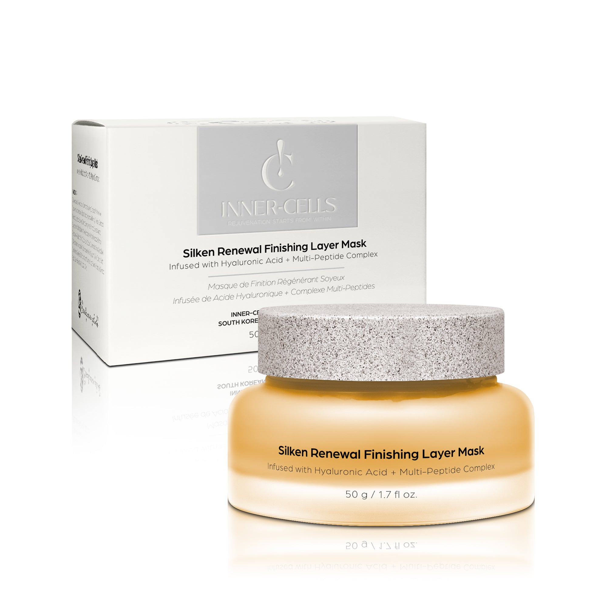 Silken Renewal Finishing Layer Mask Infused with Hyaluronic Acid + Multi-Peptide Complex
