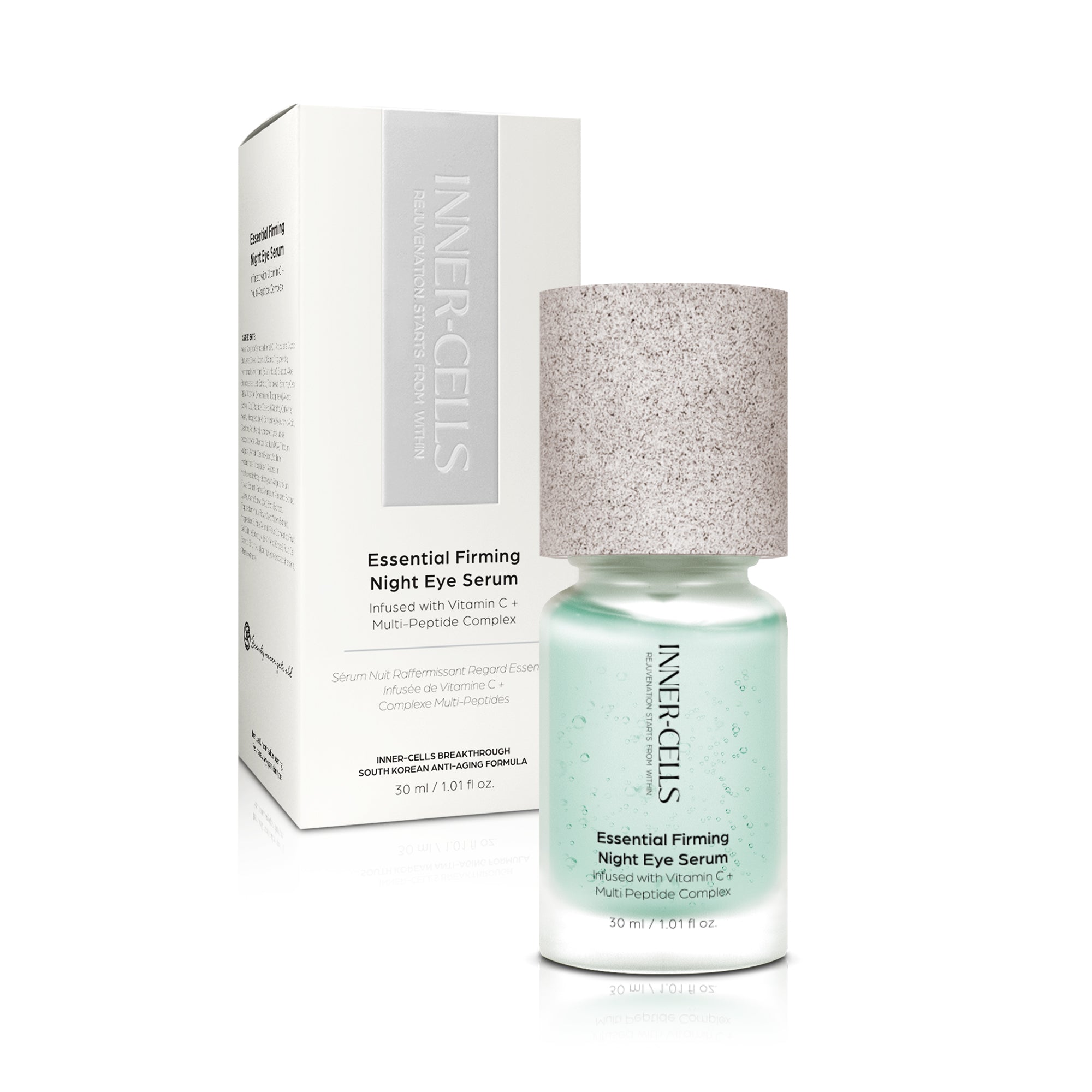 Essential Firming Night Eye Serum Infused with Vitamin C + Multi-Peptide Complex