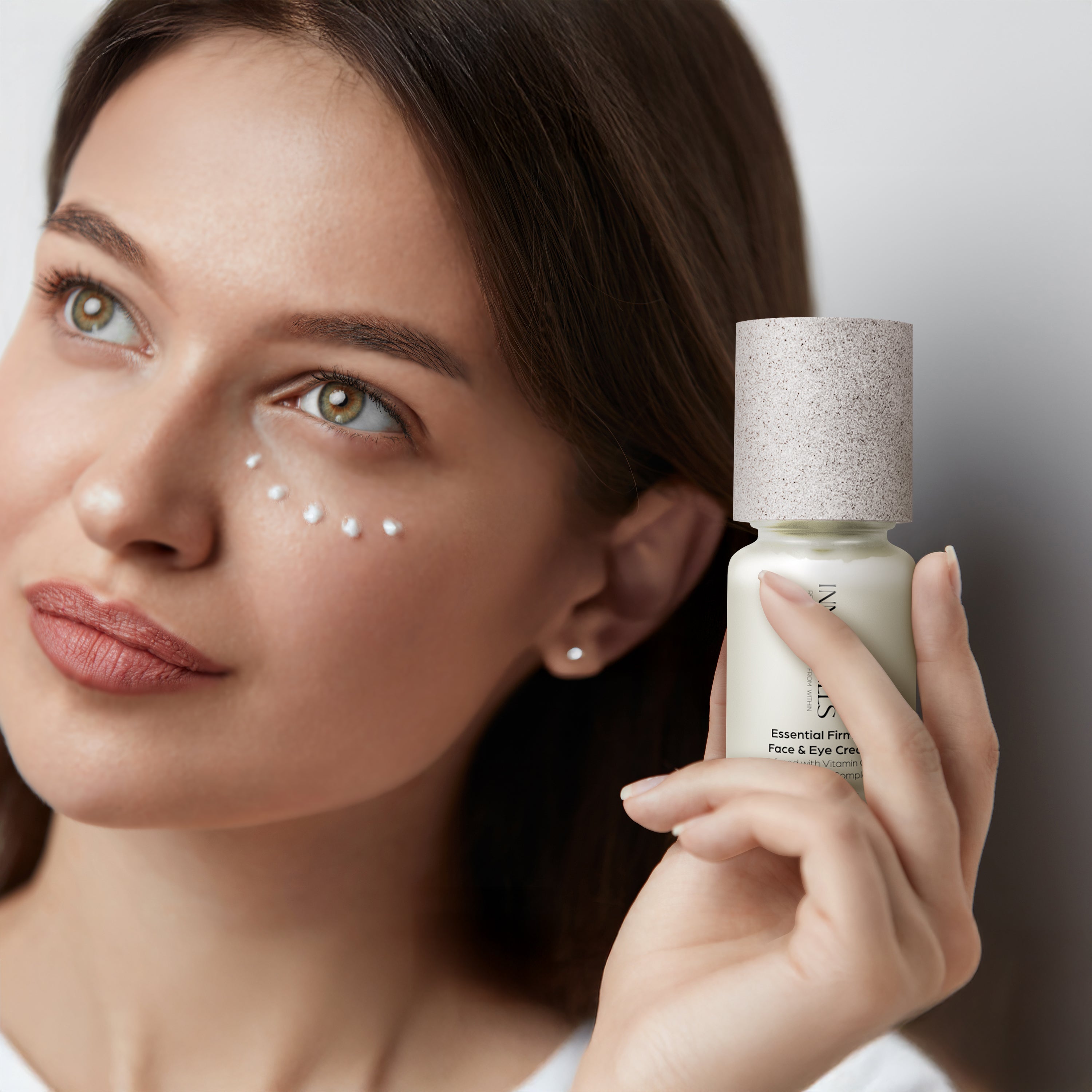 Essential Firming Face & Eye Cream Infused with Vitamin C + Multi-Peptide Complex