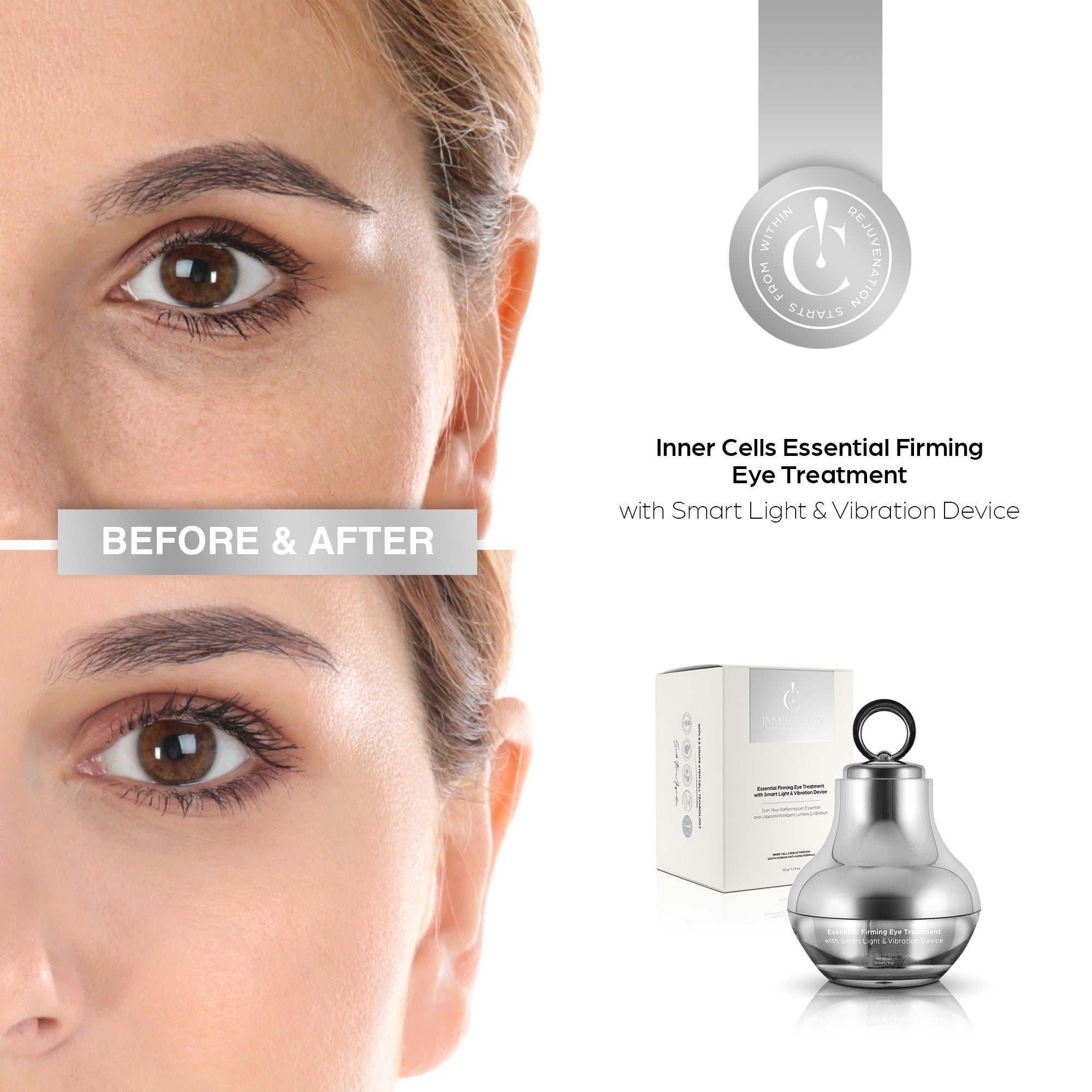 Inner Cells Essential Firming Eye Treatment with Smart Light & Vibration Device