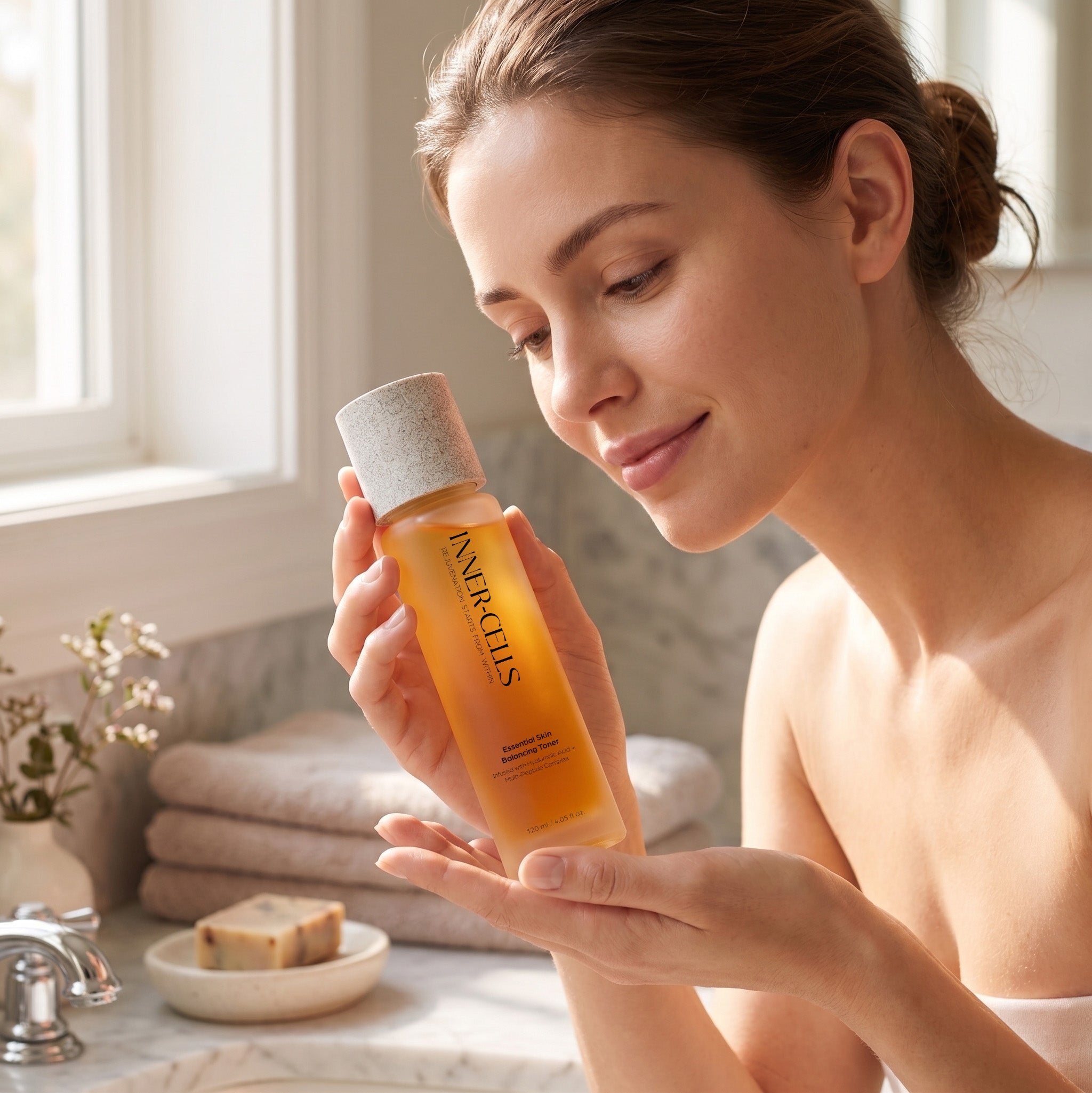 Essential Skin Balancing Toner Infused with Hyaluronic Acid +