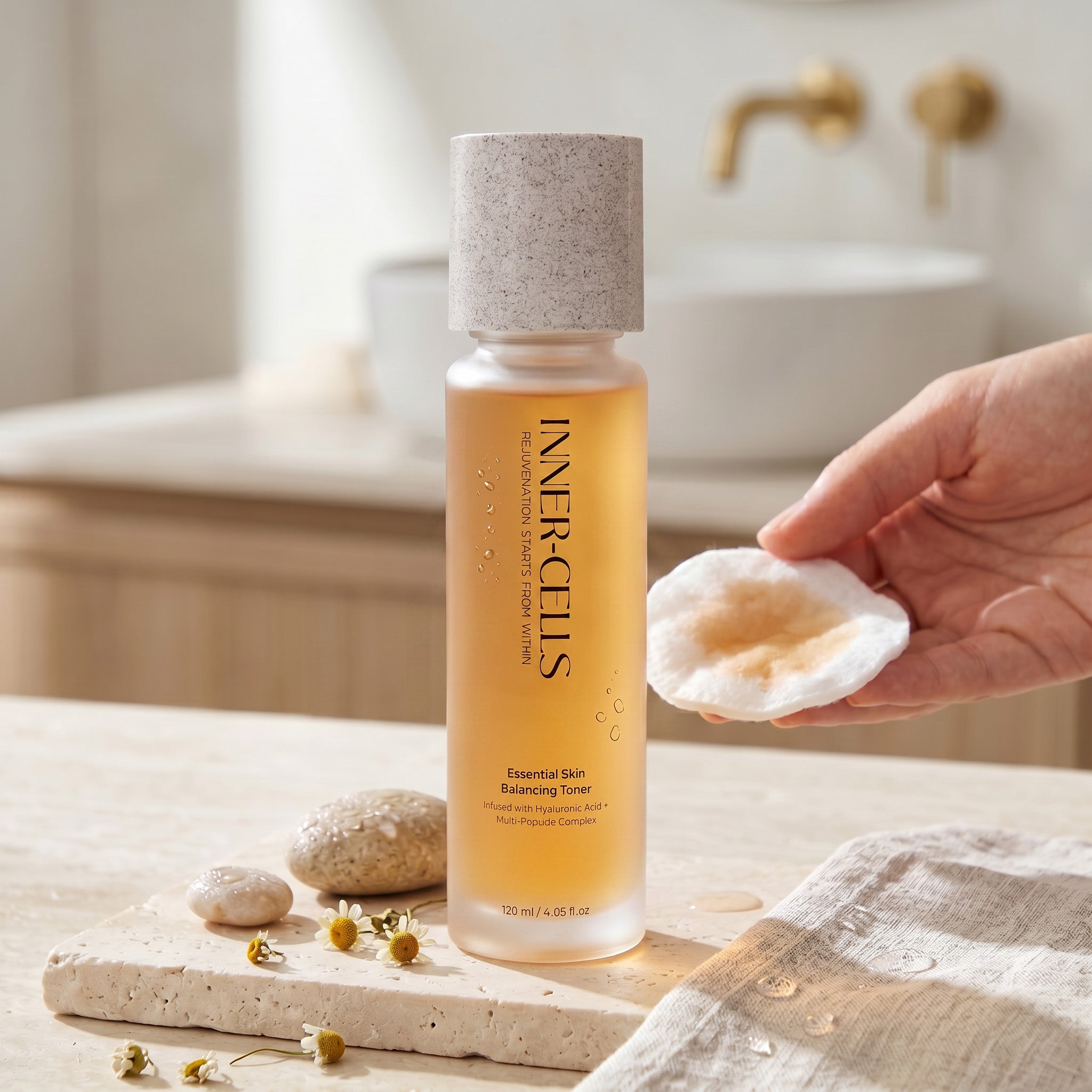 Essential Skin Balancing Toner Infused with Hyaluronic Acid +