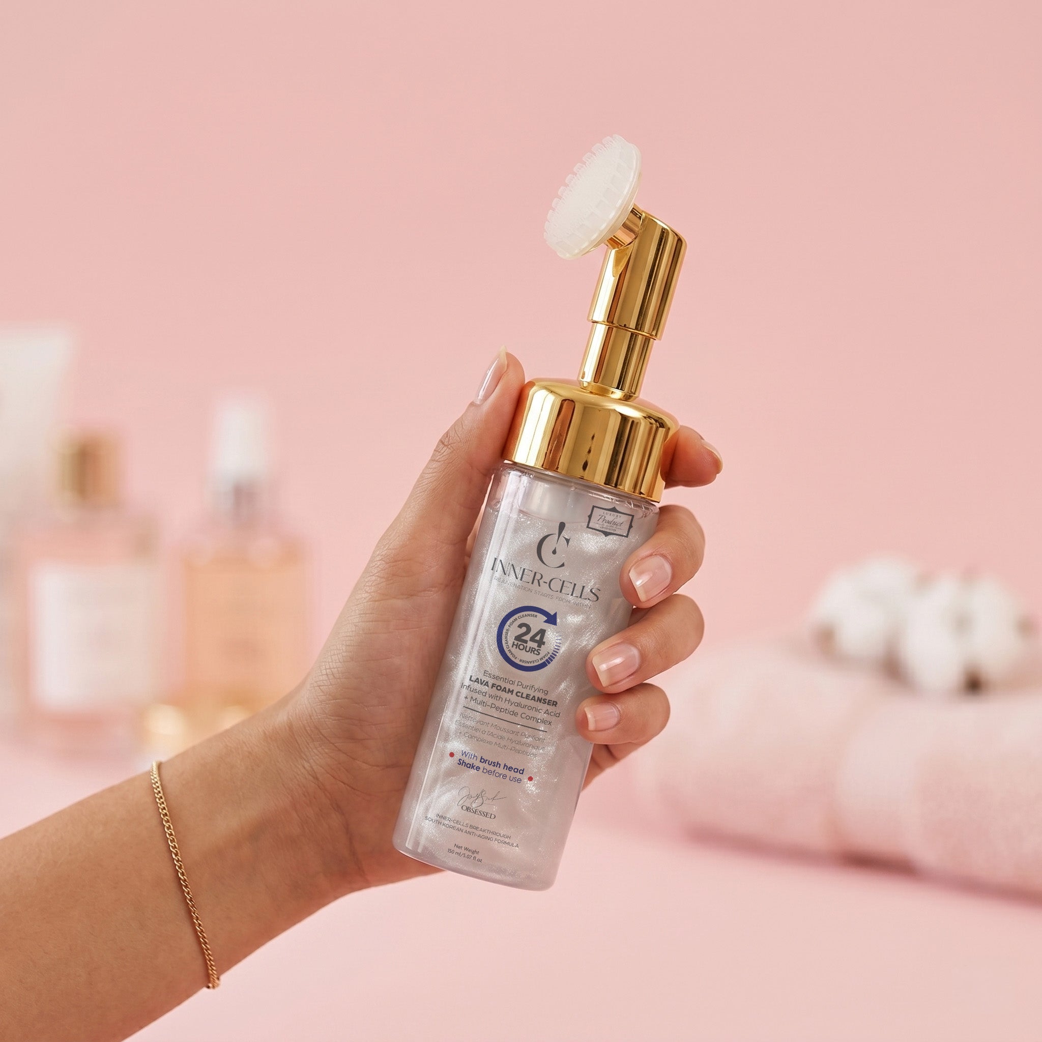 Essential Purifying Lava Foam Cleanser Infused with Hyaluronic