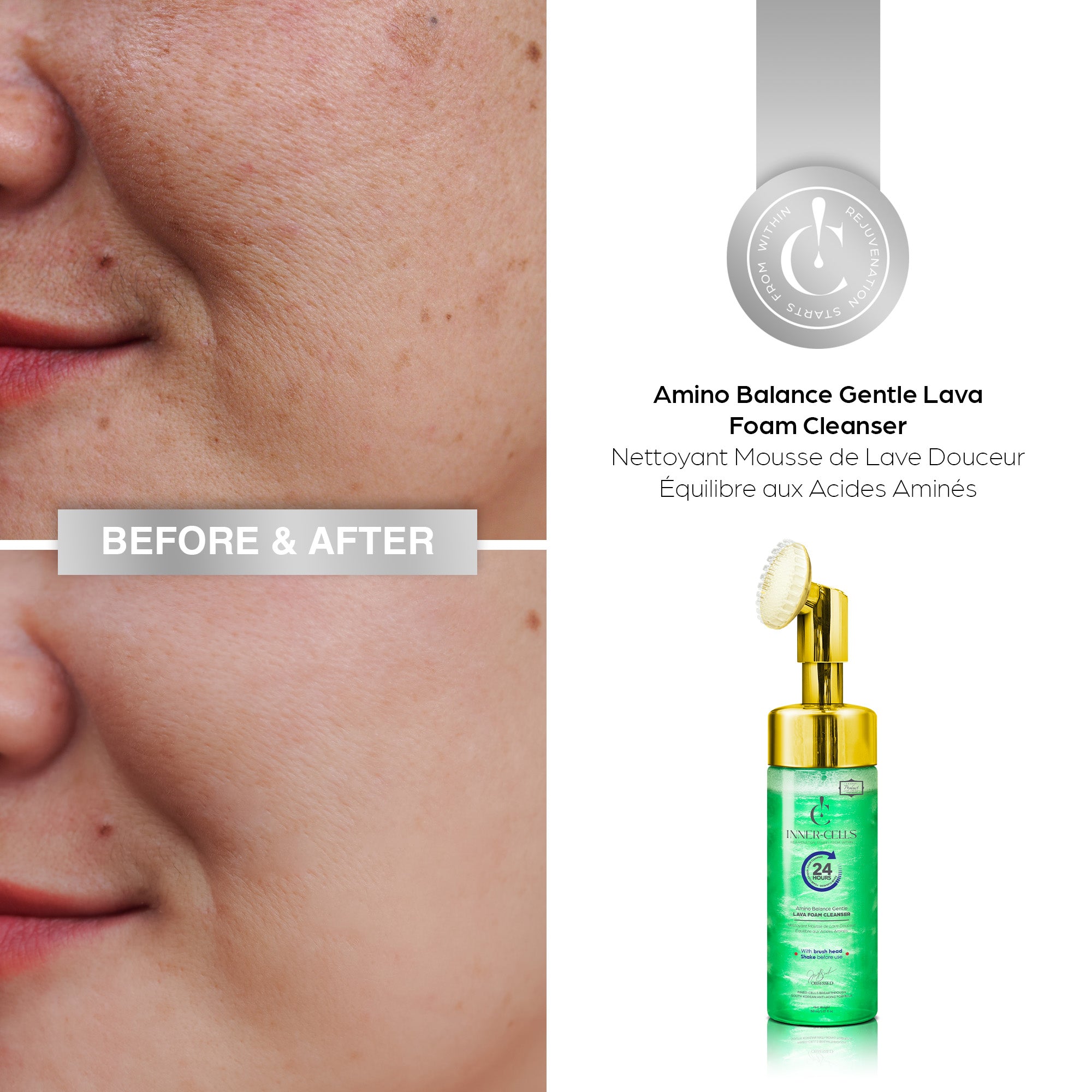 Amino Balance Gentle Lava Foam Cleanser