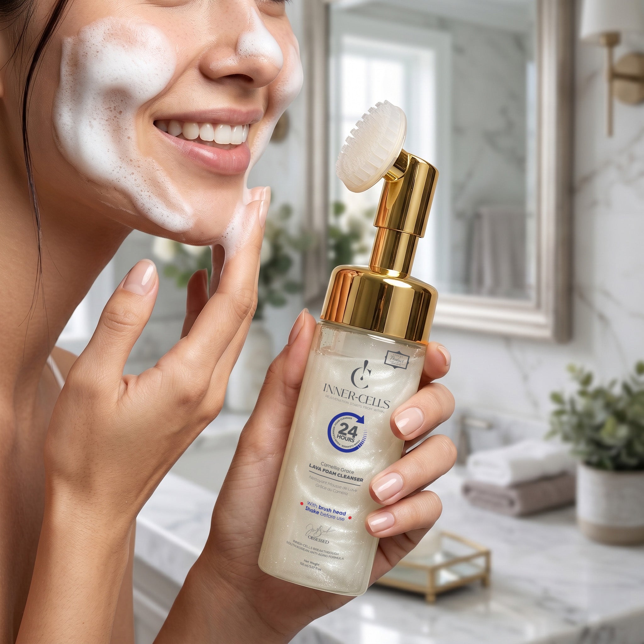Camellia Grace Lava Foam Cleanser – Inner Cells