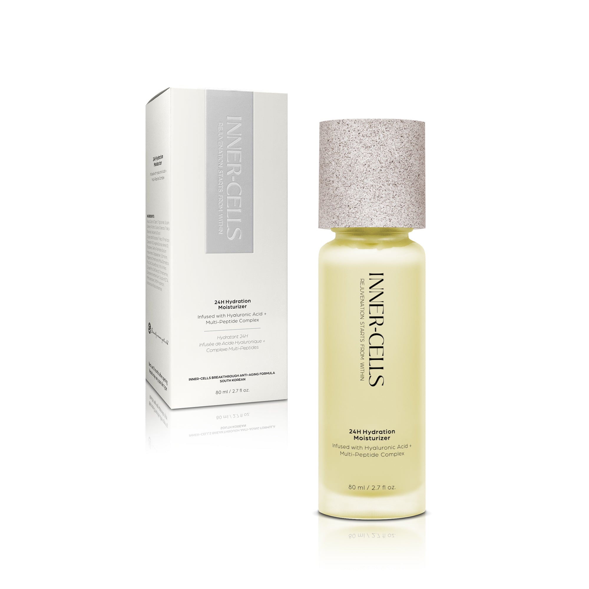 24H Hydration Moisturizer Infused with Hyaluronic Acid + Multi-Peptide Complex