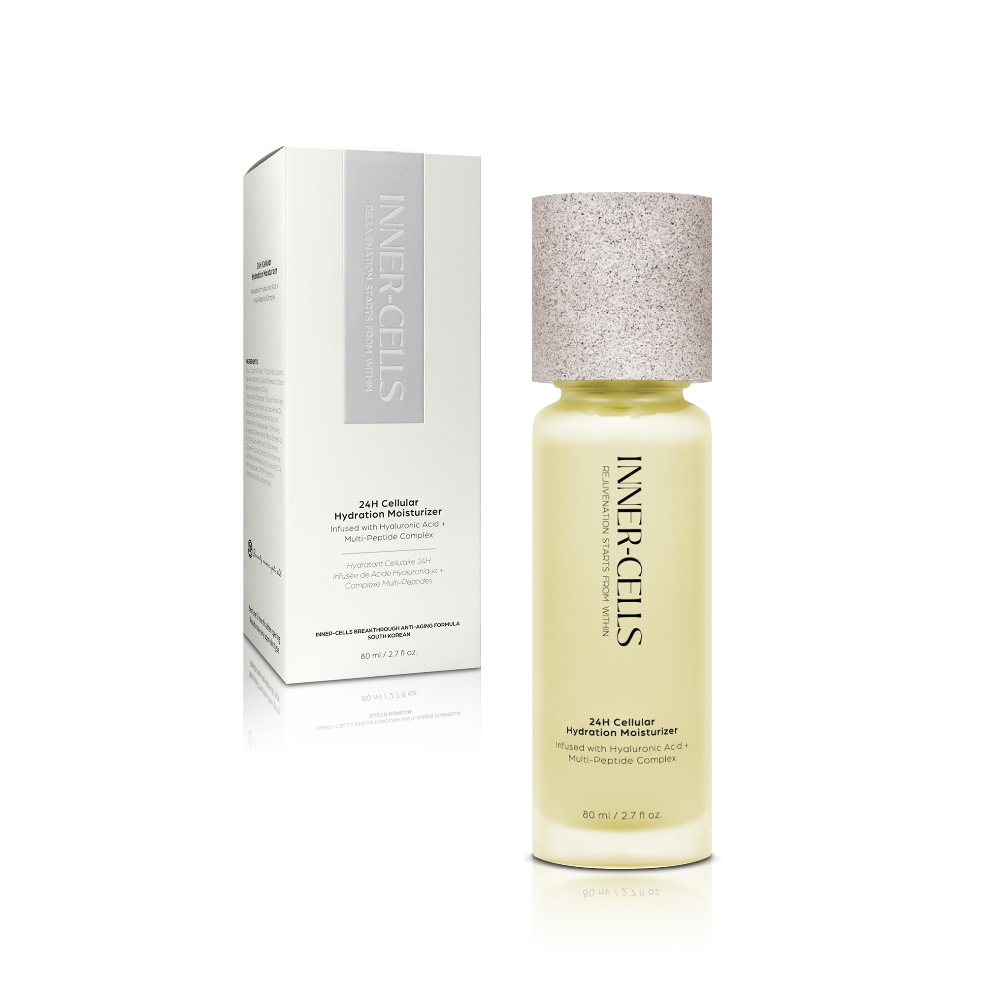 24H Hydration Moisturizer Infused with Hyaluronic Acid + Multi-Peptide Complex