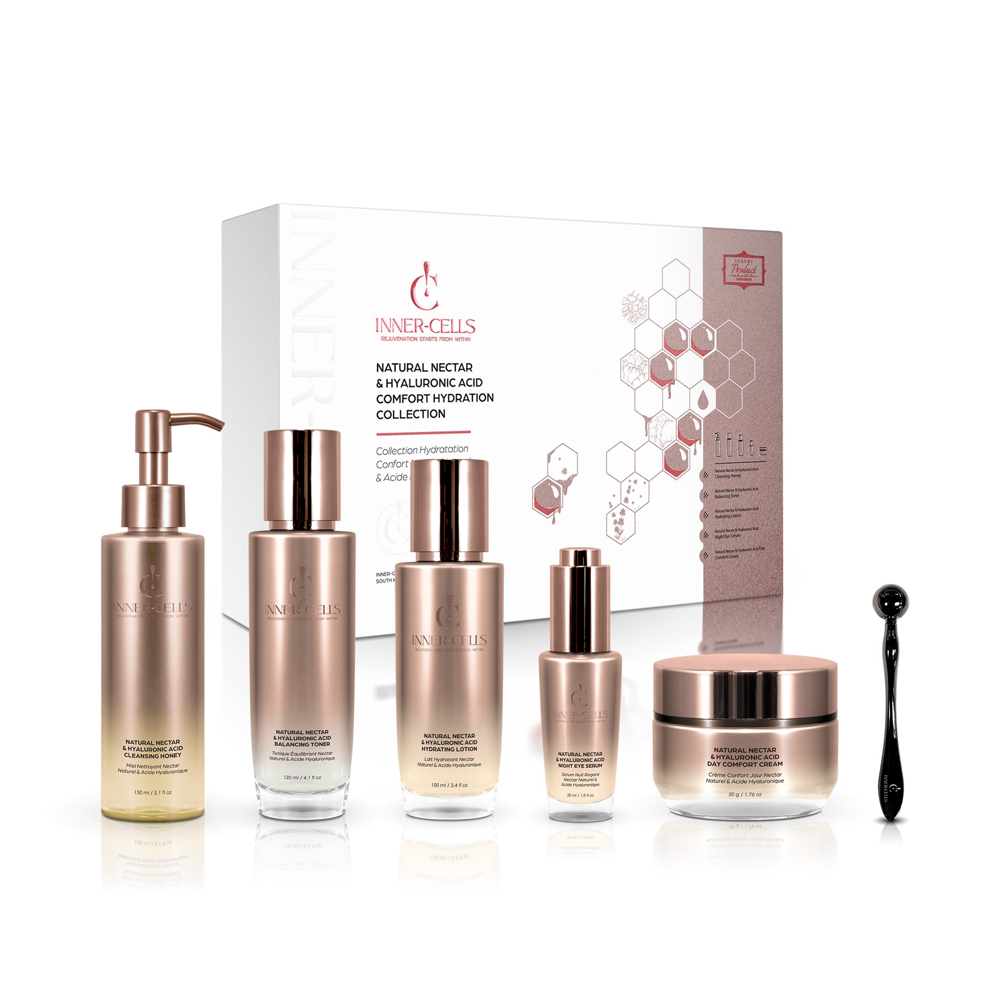 Natural Nectar & Hyaluronic Acid Comfort Hydration Collection